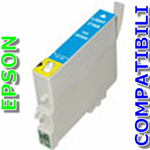 Cartuccia C13T044240 - T0442 Ciano Compatibile Epson C64 / C66 / C84 / C84N / C84WiFi / C86 / CX3600 / CX3650 / CX6400 / CX6600