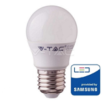 Lampada Goccia G45 LED Samsung E27 7W/45W 600LM VT-290 SKU-868 6400K V-TAC Luce Bianca Fredda 
