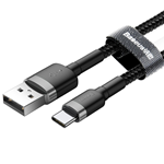 CAVO DI RICARICA DATI USB-C USB TYPE-C 2.0 1M 3A NERO BASEUS CATKLF-BG1