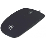 Mini Mouse Ottico USB Silhouette Sottile Cavo 1,2m Nero