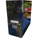 Case Tower PC Con Alimentatore 500W e Masterizzatore / Lettore DVD-RW Alpha Power Nero Lucido