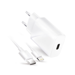 Alimentatore Caricabatteria da rete cavo Type C/lightning 3A 20W per iPhone 12 FORCELL