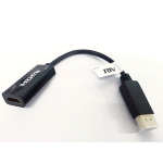 CAVO ADATTATORE ADJ DA DISPLAYPORT A HDMI, M-F, 0.15 M - COLORE NERO