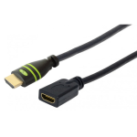 Cavo Prolunga HDMI High Speed con Ethernet 4K 30Hz M/F 3,0 m