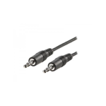 CAVO ADJ JACK 3.5MM M-M 2 M  NERO