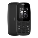 Telefono Cellulare Single Sim Nokia 105 2019 4th Edition Nero TA-1203 SS