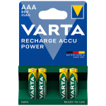4 Batterie Mini Stilo AAA Ricaricabili NiMH Micro 56703 HR03 1.2V 800 mAh Varta