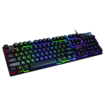 Tastiera USB Gaming Mach Power IT-GMUK05 Layout Italiano Comandi Multimediali LED RGB