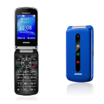 Telefono Cellulare Brondi PRESIDENT Blu DUAL SIM 240x320 Fotocamera Maxi Display