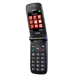 Telefono Cellulare Brondi Magnum 4 Blu Dual SIM/Display Grande/Fotocamera/Radio FM/Flip Attivo
