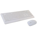 Tastiera e Mouse Wireless Desktop NX971 Bianco Mediacom M-MCK971
