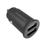 Adattatore alimentazione per auto - 12 Watt - 2.4 A - 2 connettori di uscita (USB) MEDIACOM MD-A160