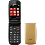 Telefono Cellulare Brondi Magnum 4 Oro Dual SIM/Display Grande/Fotocamera/Radio FM/Flip Attivo