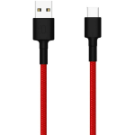 Cavo USB caricabatteria originale Xiaomi telato 100cm, rosso