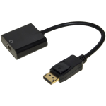 CAVO ADATTATORE ADJ DA DISPLAYPORT M A HDMI F 0.15 M - COLORE NERO