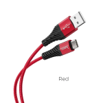 HOCO Cavo USB a Type C X38 Fast Nylon Intrecciato 1 mt Rosso