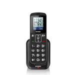 Telefono Cellulare Brondi Amico Home Dual SIM/Display 1.77"/Alto Volume/Base Nero