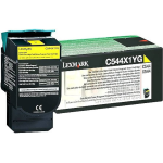 Toner C544X1YG Giallo ORIGINALE Lexmark C544 / C546 / X544 / X546 ca. 4000 Copie