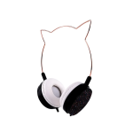 Auricolari Cuffie con filo CAT EAR Modello YLFS-22 Jack 3.5mm Nero