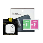 5D Full Glue Camera Vetro Temperato per iPhone 15 Pro Max Trasparente