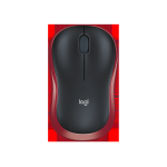 MOUSE OTTICO WIRELESS LOGITECH M185 ROSSO