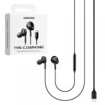 CUFFIE AURICOLARI CON MICROFONO PER SMARTPHONE CONNETTORE USB TYPE-C ORIGINALI SAMSUNG AKG EO-IC100BBEGEU NERO