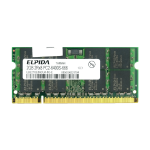 Memoria RAM SODIMM Elpida 2GB PC2-6400S 800Mhz 200 pin DDR2 EBE21UE8ACUA-8G-E