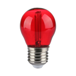 Lampada Goccia Rosso G45 LED E27 2W 60LM VT-2132 V-TAC SKU-217413