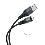 HOCO Cavo USB a iPhone Lightning 8-pin COOL X38 1 metro nero