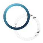 Piastre / anelli / magneti universali compatibili con MagSafe argento