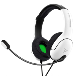 PDP Gaming LVL40 - For Xbox - cuffie con microfono - dimensione completa - cablato - jack 3,5 mm - bianco