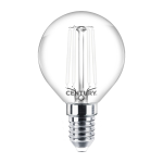 Lampada Sfera Filamento LED E14 4.5W/40W 470LM 2700K Century Bianco Caldo