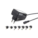 Alimentatore stabilizzato Universale DC 3, 4.5, 6, 7.5, 9, 12V max 2A 24W Energenie