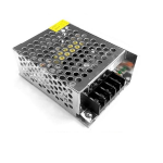 ALIMENTATORE METALLICO STABILIZZATO CON TRIMMER TRUSTECH TR-18297 12V 2.5A