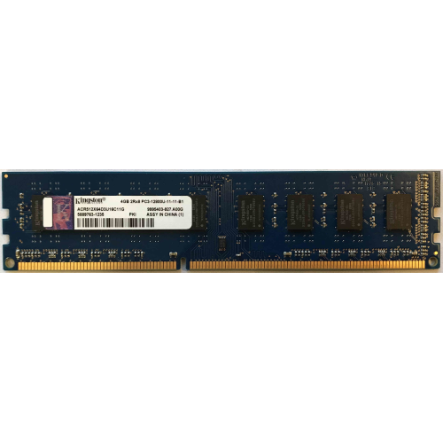 RAM DIMM DDR3 PC3-12800U 1600MHZ 1.5V 4GB 240 Pin KINGSTON ACR512X64D3U16C11G