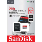 Scheda SanDisk Ultra 128GB microSDHC / microSDXC UHS-I fino a 140MB/s