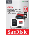 Scheda SanDisk Ultra 64GB microSDHC / microSDXC UHS-I fino a 140MB/s