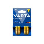 4 Batterie Mini Stilo, AAA, Micro, 4103, LR03, LR3, MN2400, 1,5v Alkaline Varta Longlife