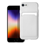 Custodia per iPhone 7 / 8 / SE 2020 / SE 2022 Card Case bianco
