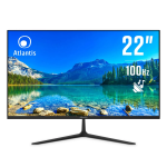MONITOR LED ATLANTIS HE22 22" FULL HD VGA HDMI 250CD 3000:1 5MS