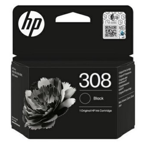 Cartuccia 7FP21UE n.308 nero originale 160 pagine per HP DeskJet 2900, 4300 HP Envy 6110e, 6120e, 6122e, 6130e, 6132e, 6520e, 6530e, 6532e, 6558e, Envy 6100, Envy 6165e, Envy 6500 