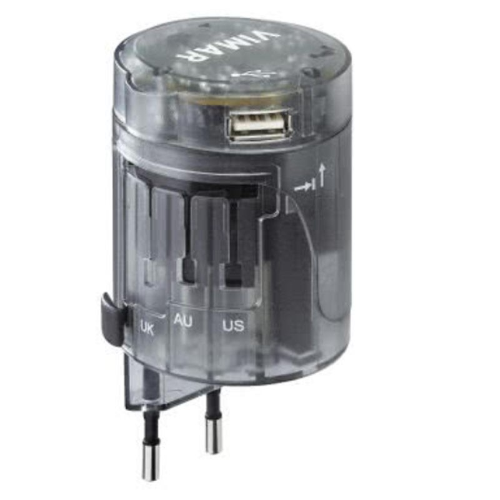 Adattatore universale Vimar da viaggio + USB 200 Paesi