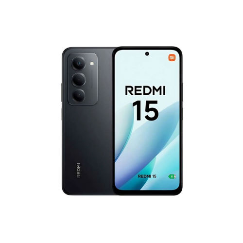 Telefono Cellulare Xiaomi Redmi 15 4G 6+128GB 6.9" Midnight Black Dual Sim Europa