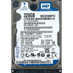 Hard-Disk 2.5" HDD SATA 320GB WD Blue WD3200BPVT-22ZEST0 (sn WX41A7006767) 