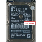 Hard-Disk 2.5" HDD SATA 770GB Hitachi (APPLE HDD) HTS541010A9E662 (sn JA8000BV0JWNSS)