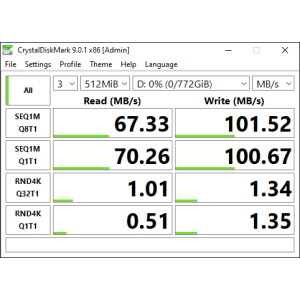 Hard-Disk 2.5" HDD SATA 770GB Hitachi (APPLE HDD) HTS541010A9E662 (sn JA8000BV0JWNSS)