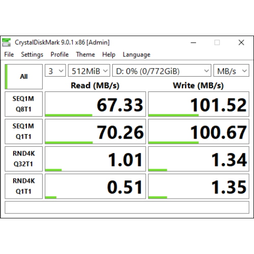 Hard-Disk 2.5" HDD SATA 770GB Hitachi (APPLE HDD) HTS541010A9E662 (sn JA8000BV0JWNSS)