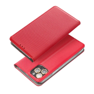 SMART CASE Custodia a libro per XIAOMI Redmi Note 14 PRO 5G / 14 PRO PLUS 5G rosso