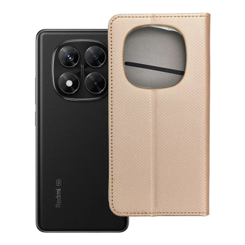 SMART CASE Custodia a libro per XIAOMI Redmi Note 14 PRO 5G / 14 PRO PLUS 5G oro