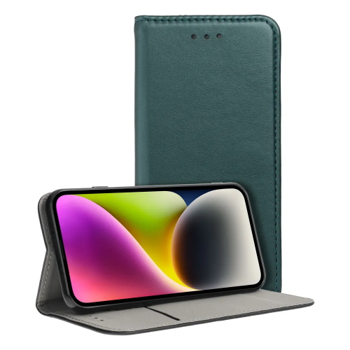 Custodia Flip Smart Magneto Case Libro Verde per XIAOMI Redmi Note 14 PRO 5G / 14 PRO PLUS 5G